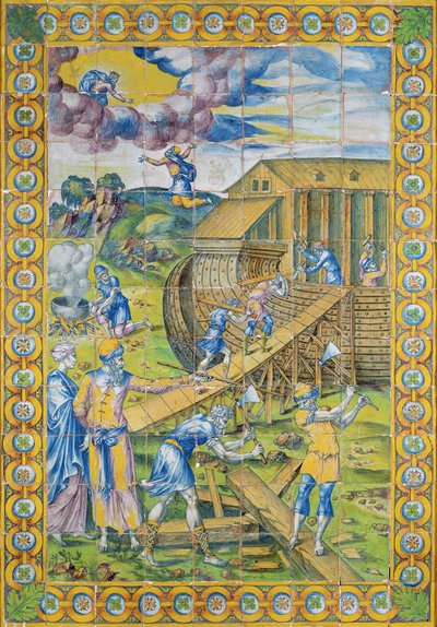 La historia de Noé: la construcción del arca, Rouen de Masseot Abaquesne